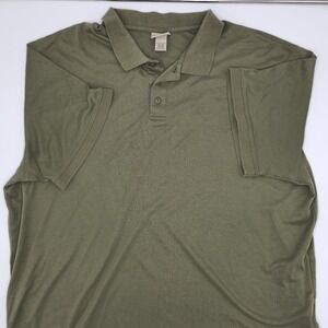 Ll Bean Mens XXL Dark Green Polo‎